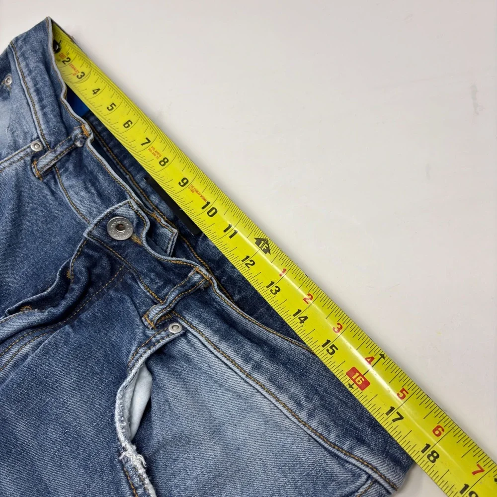 Purple Brand P001 Four Pocket Indigo Slim Distressed Jeans Tag 38 Men's 36